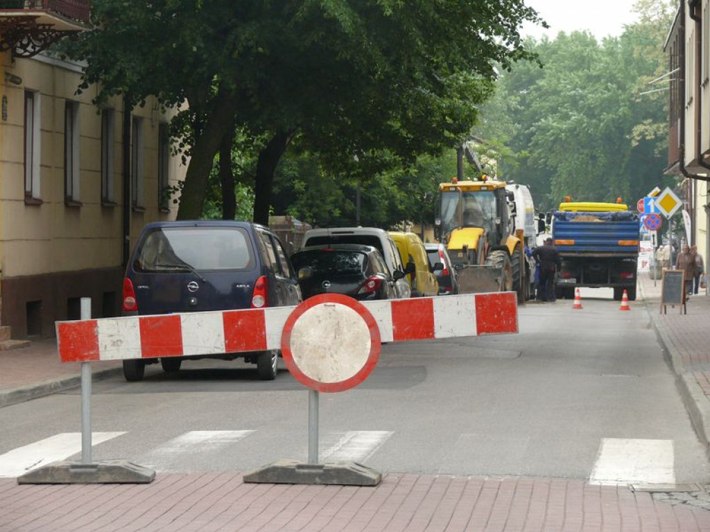 Ul. Browarna zamknięta dla ruchu