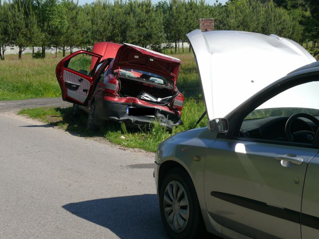 Kolizja w Zielkowicach, w autach były dzieci