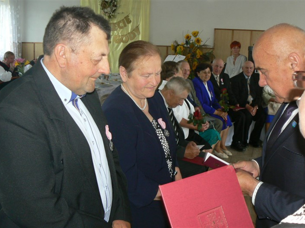 Złote Gody par małżeńskich w gminie Głowno