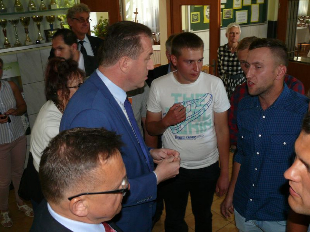 Z niemieckimi ziemniakami do ministra PiS