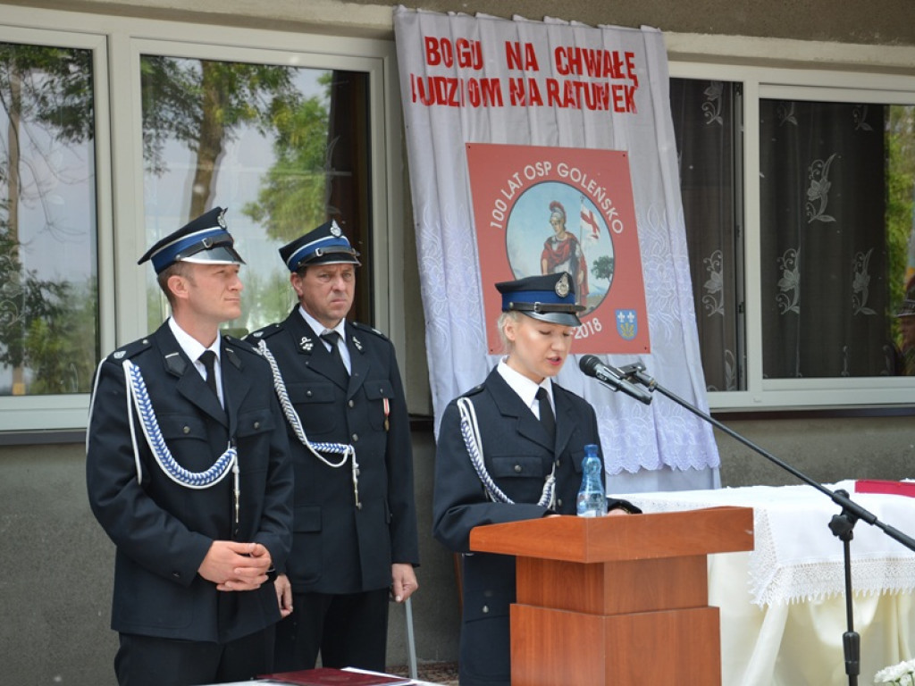 100-lecie jednostki OSP w Goleńsku