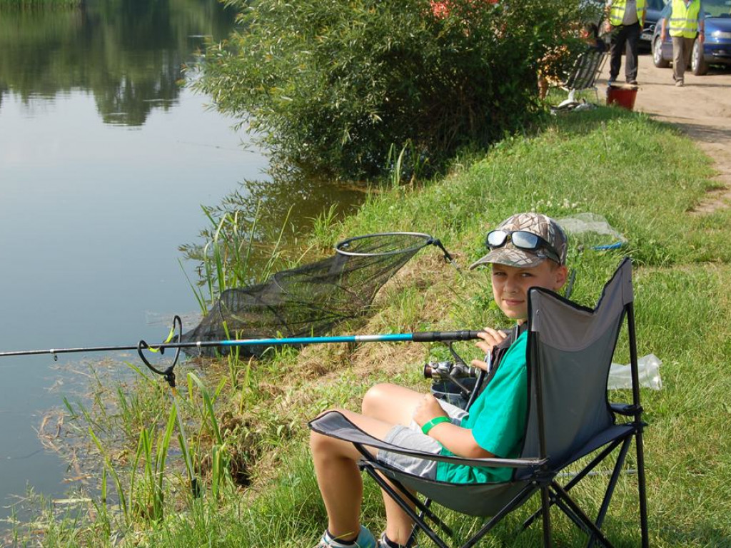 Udany wędkarski Dzień Dziecka nad zalewem