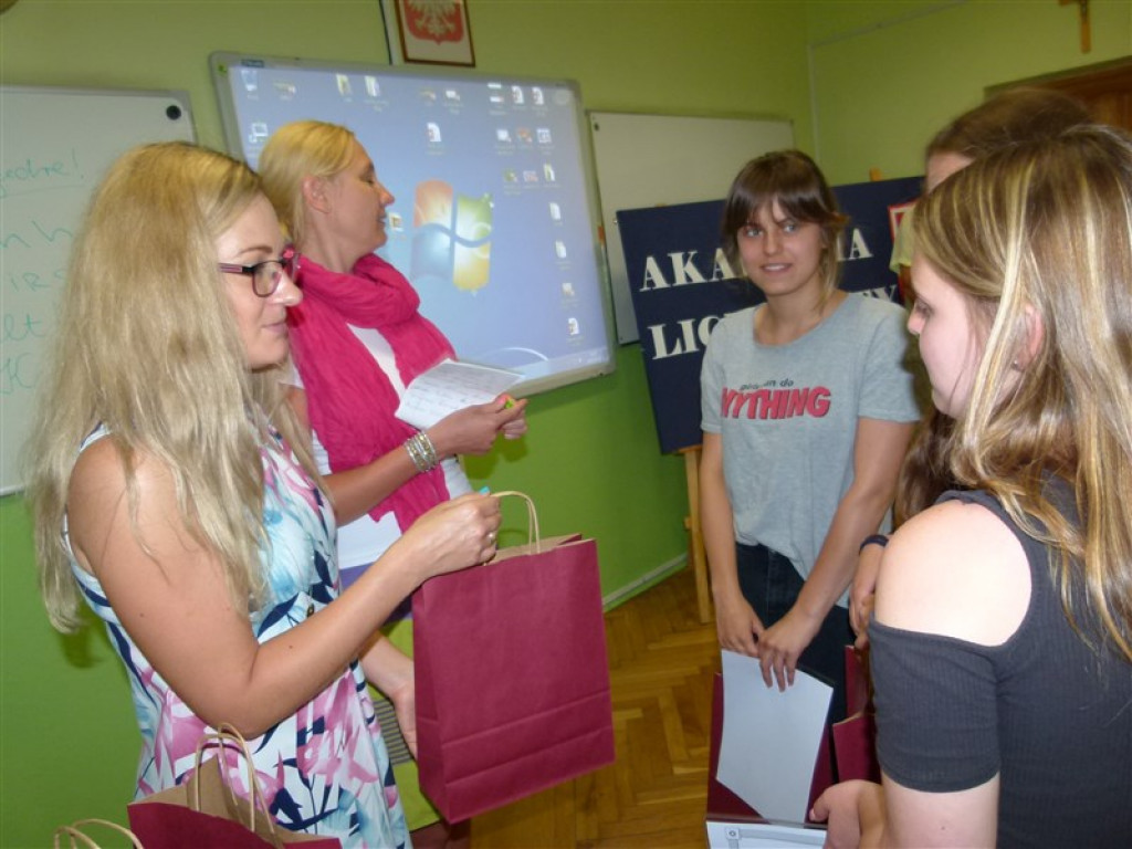 ZSL-G Głowno: konkurs międzyszkolny i podsumowanie Akademii Licealisty
