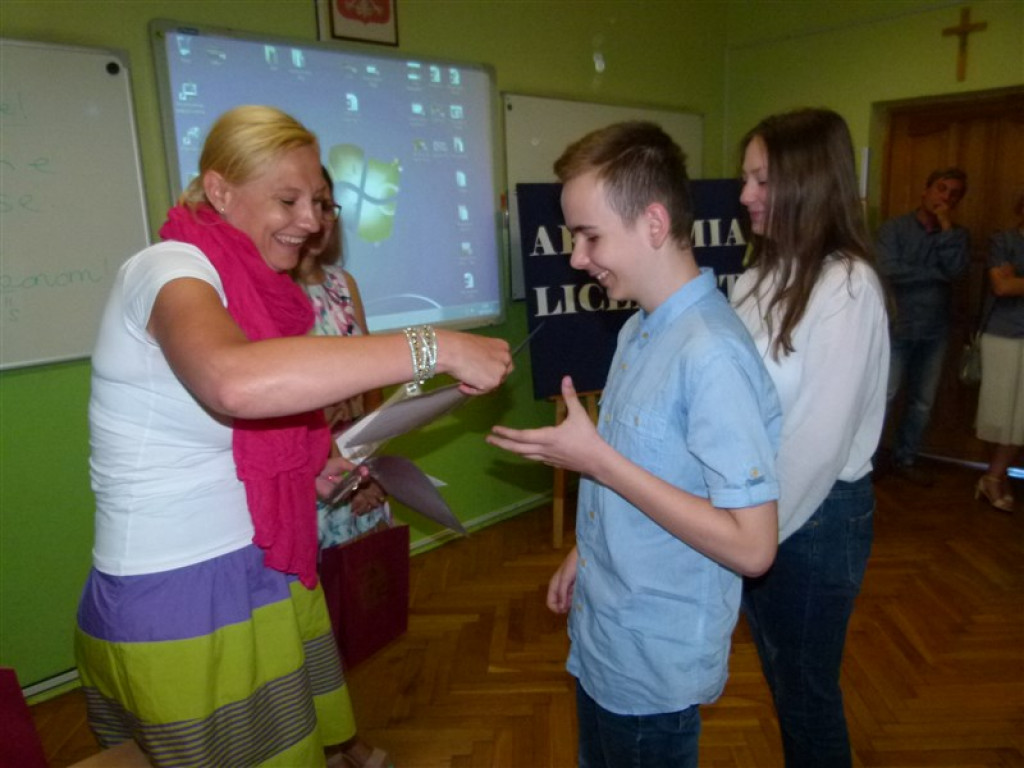 ZSL-G Głowno: konkurs międzyszkolny i podsumowanie Akademii Licealisty