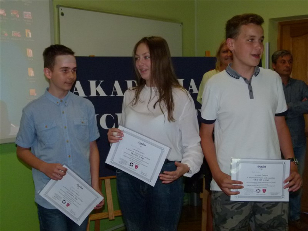 ZSL-G Głowno: konkurs międzyszkolny i podsumowanie Akademii Licealisty
