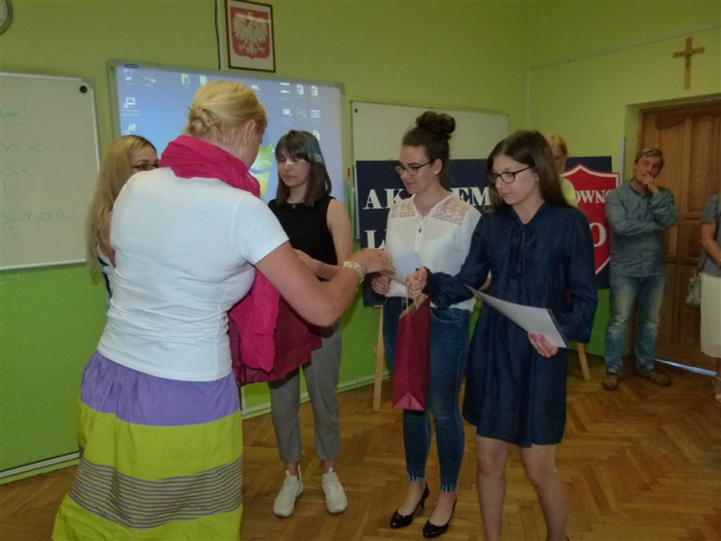 ZSL-G Głowno: konkurs międzyszkolny i podsumowanie Akademii Licealisty