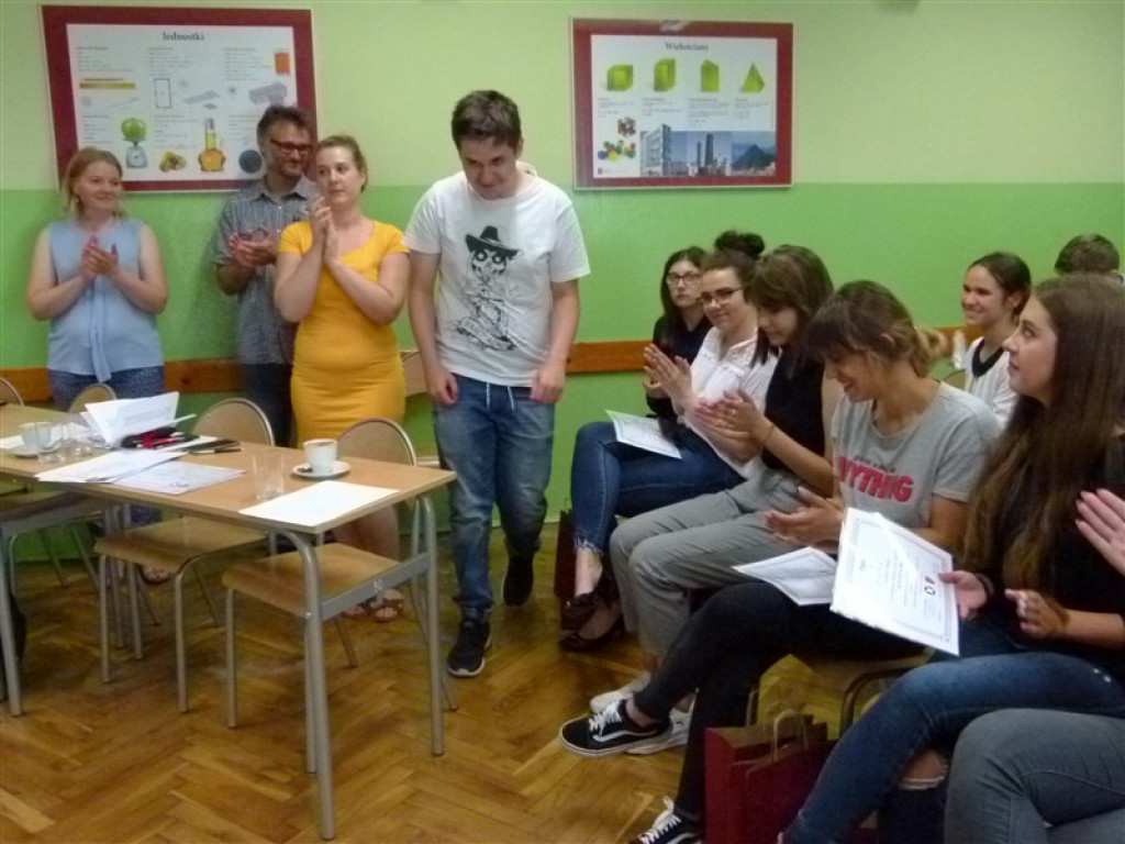 ZSL-G Głowno: konkurs międzyszkolny i podsumowanie Akademii Licealisty