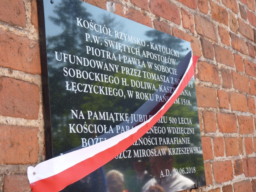 500 lat kościoła Świętych Apostołów Piotra i Pawła w Sobocie