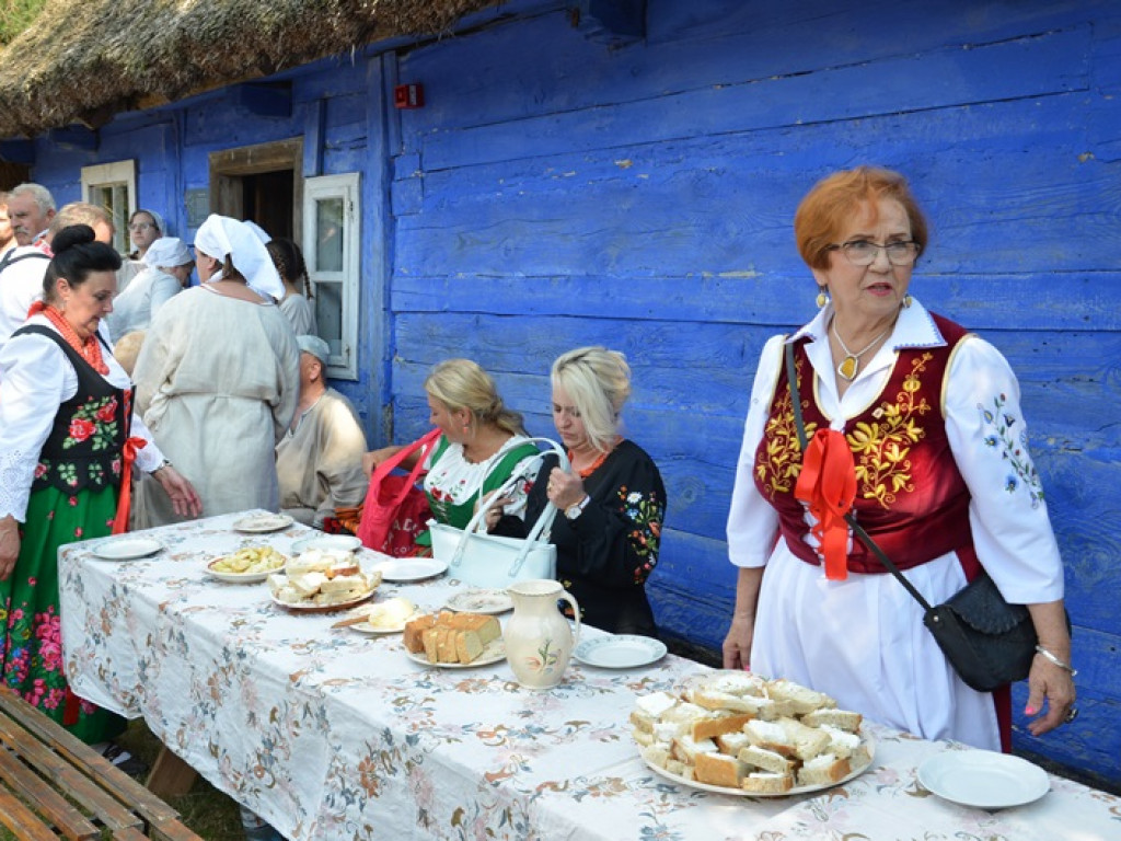 Żniwa i folklor w skansenie w Maurzycach