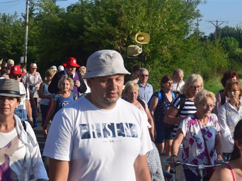 Pielgrzymi na szlaku do Miedniewic