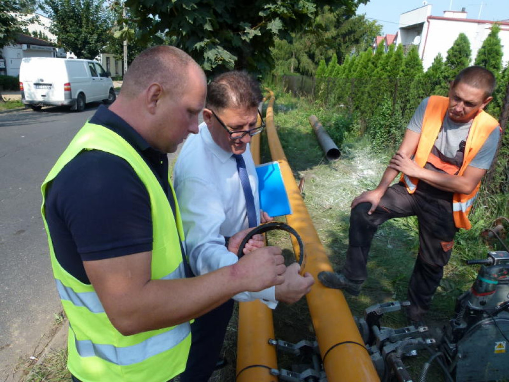 Głowno: na budowie gazociągu