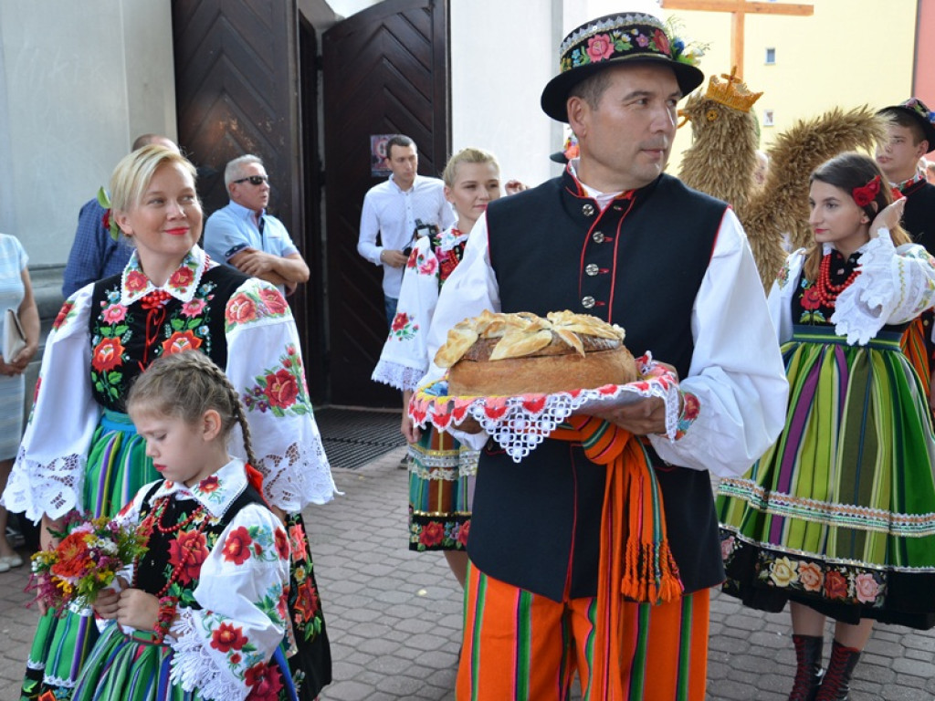 Dożynki w parafii Świętego Ducha w Łowiczu