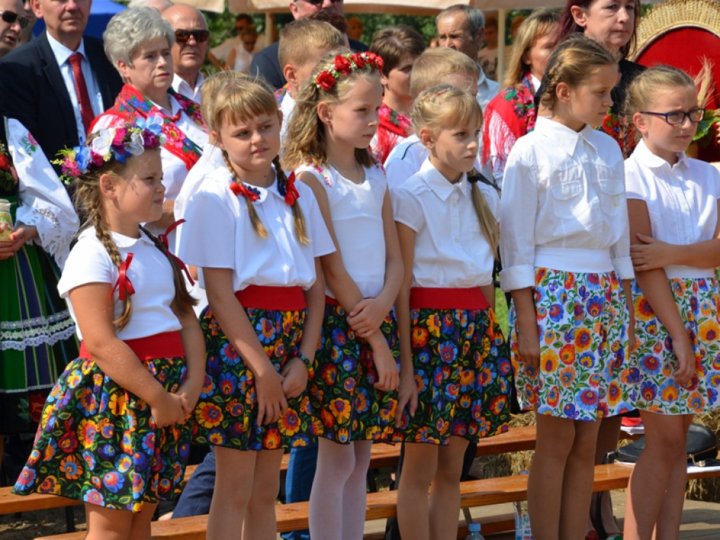 Słomiane cuda na dożynkach w Zielkowicach