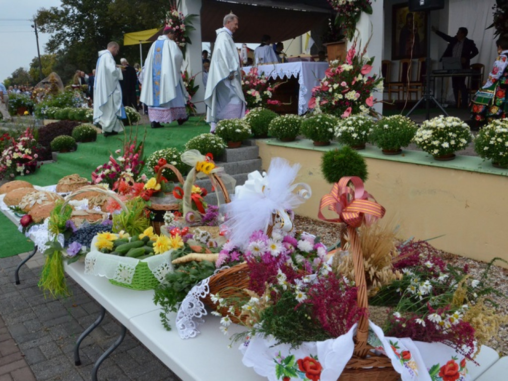 Odpust i dożynki w Sanktuarium Matki Bożej w Domaniewicach