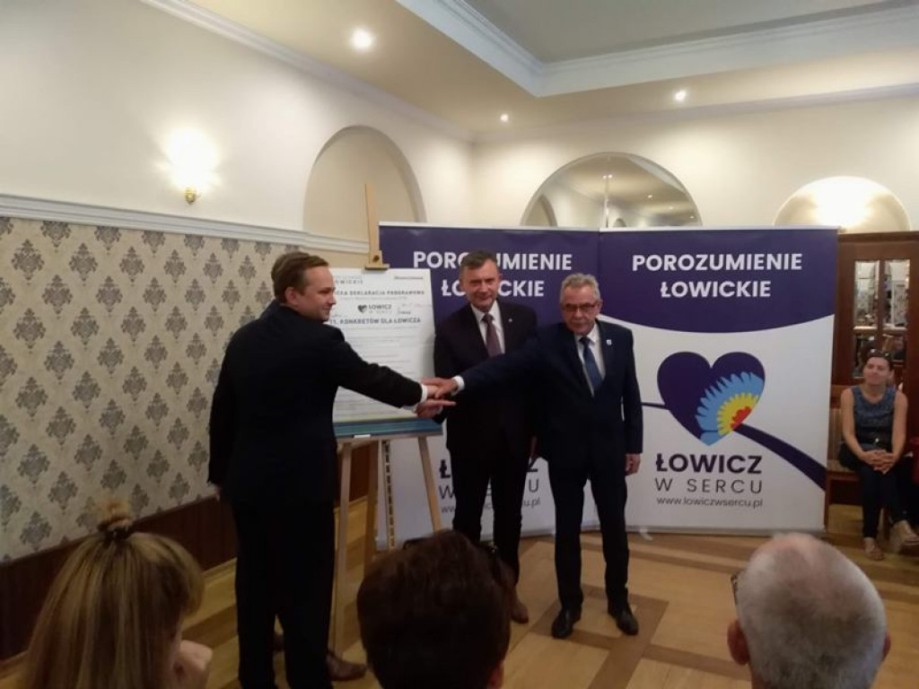 Twórcy Porozumienia Łowickiego podpisali deklarację programową