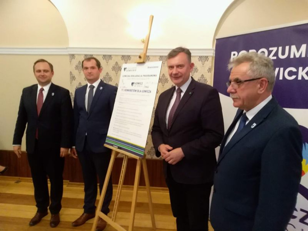 Twórcy Porozumienia Łowickiego podpisali deklarację programową