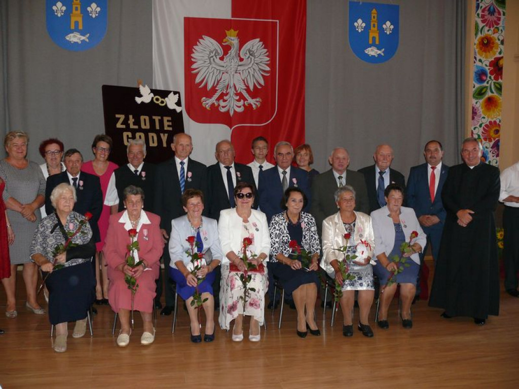 Złote Gody siedmiu par małżeńskich