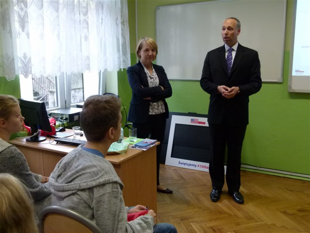 Amerykański dyplomata odwiedził Głowno