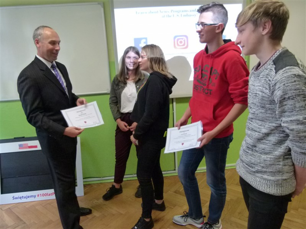 Amerykański dyplomata odwiedził Głowno