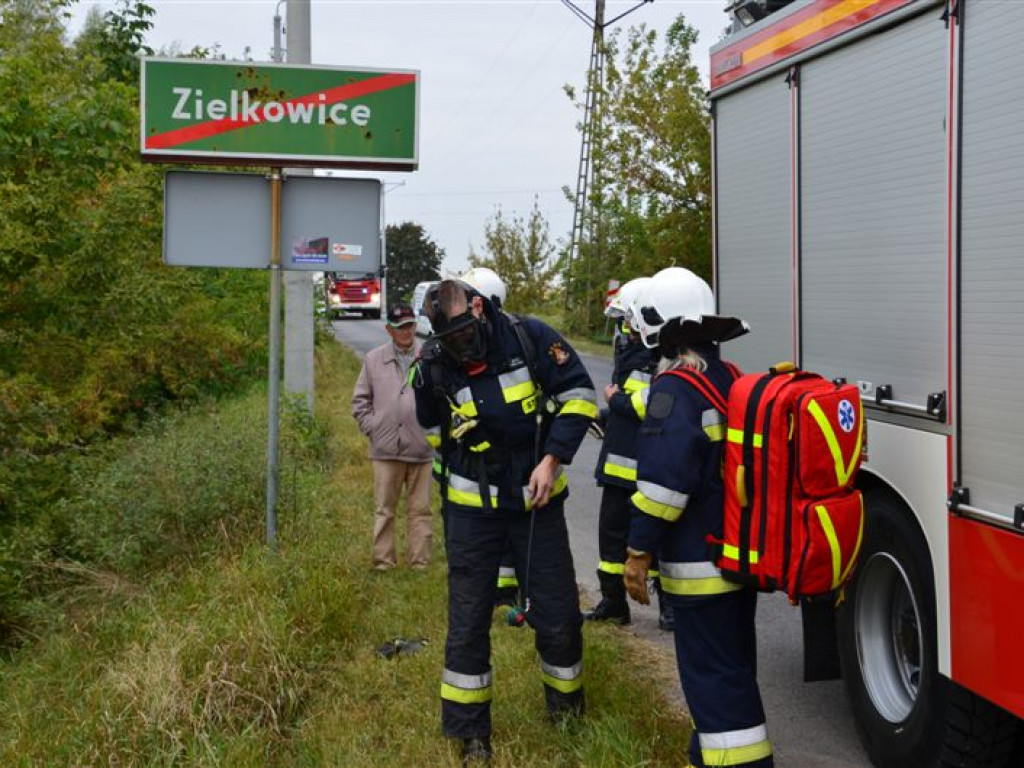 9 zastępów straży w Zielkowicach - co się działo?