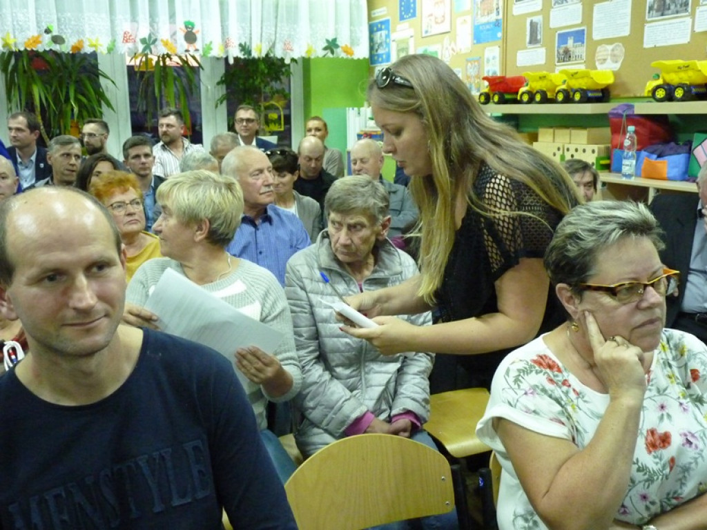Zebranie osiedlowe na Górkach