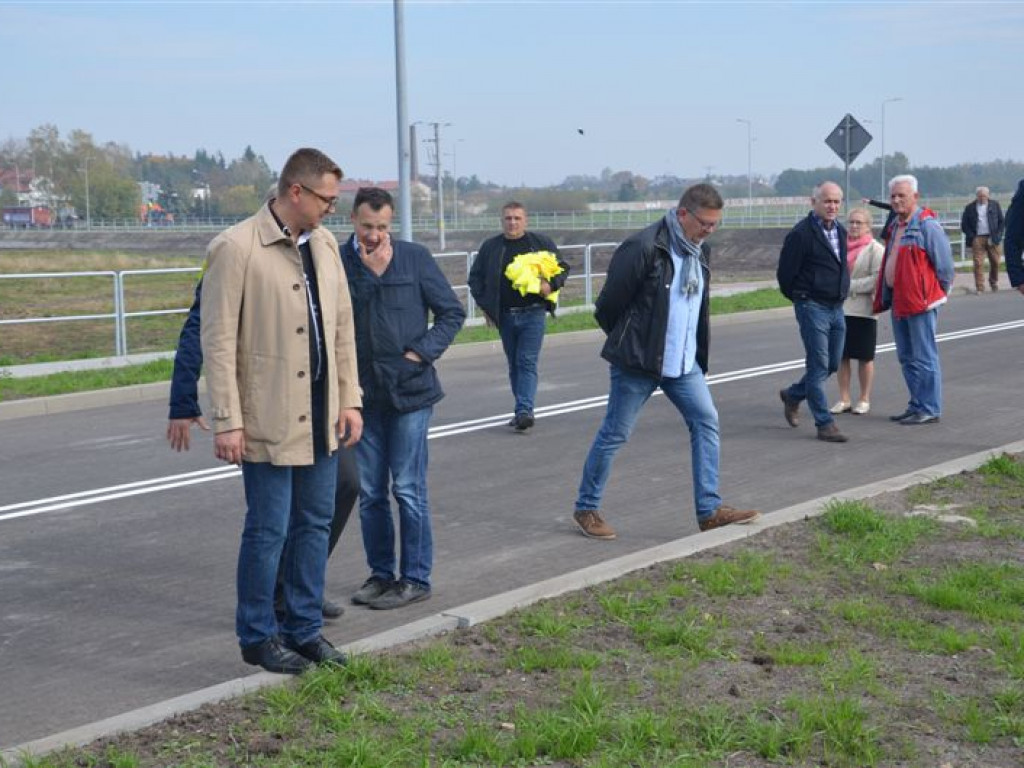 Odbiór prac na ulicy Dmowskiego