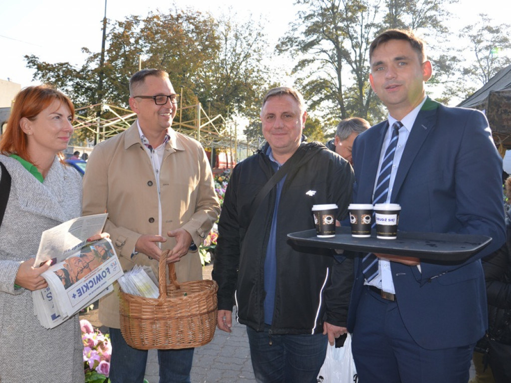 Kampania kwitła na targowisku