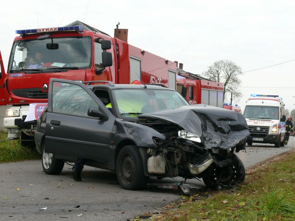 Kolejny dziś poważny wypadek drogowy, tym razem w Zielkowicach