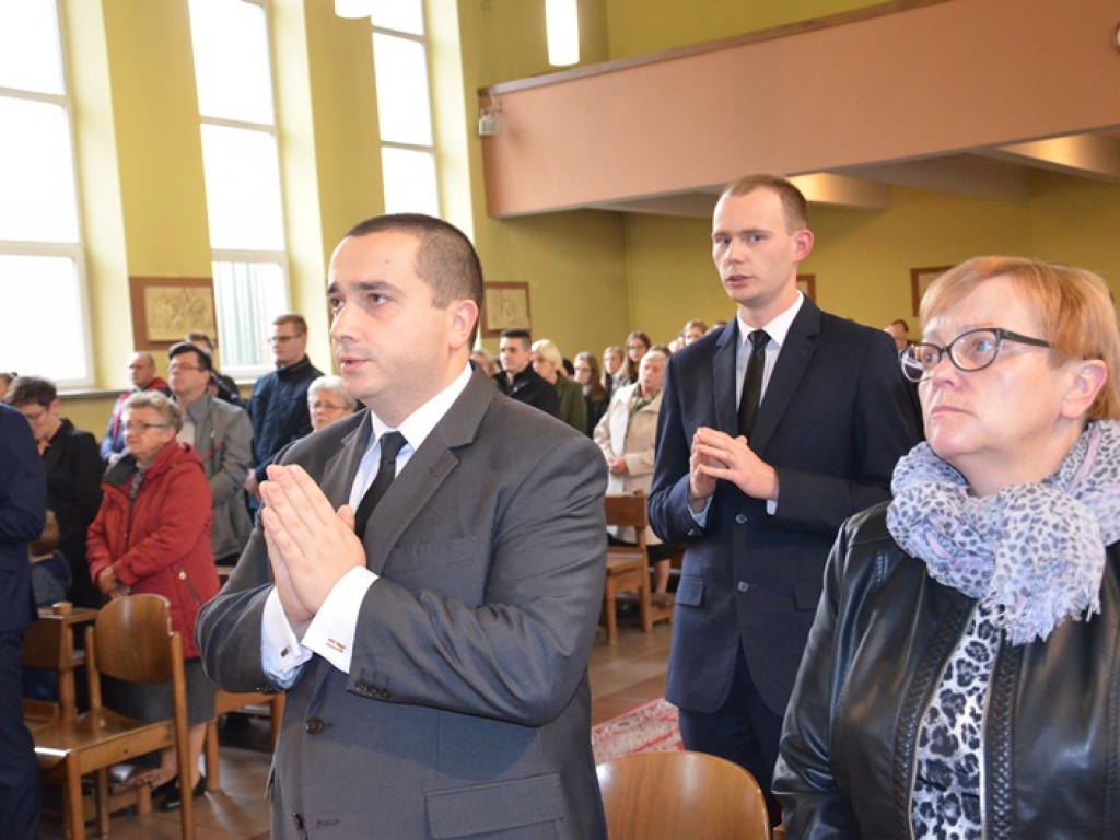 Obłóczyny 4 kleryków w łowickim seminarium