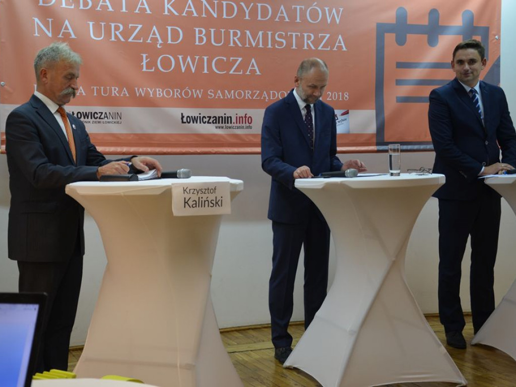 Debata kandydatów na burmistrza Łowicza - tutaj ją obejrzysz