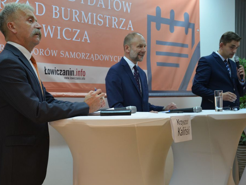 Debata kandydatów na burmistrza Łowicza - tutaj ją obejrzysz