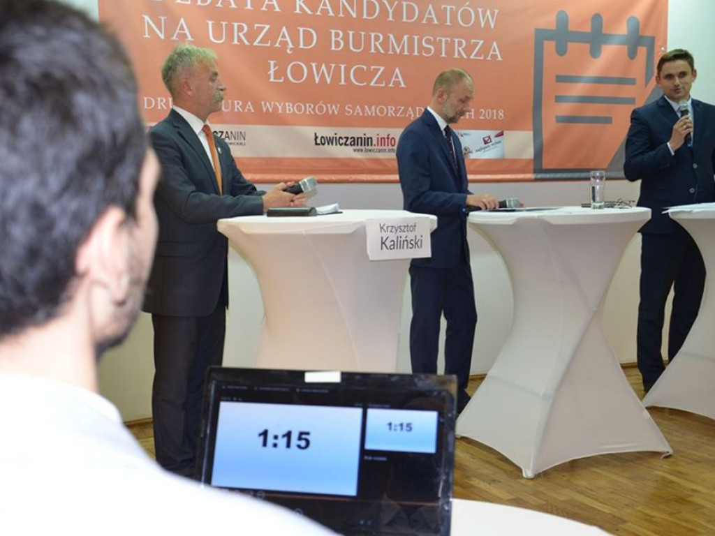 Debata kandydatów na burmistrza Łowicza - tutaj ją obejrzysz