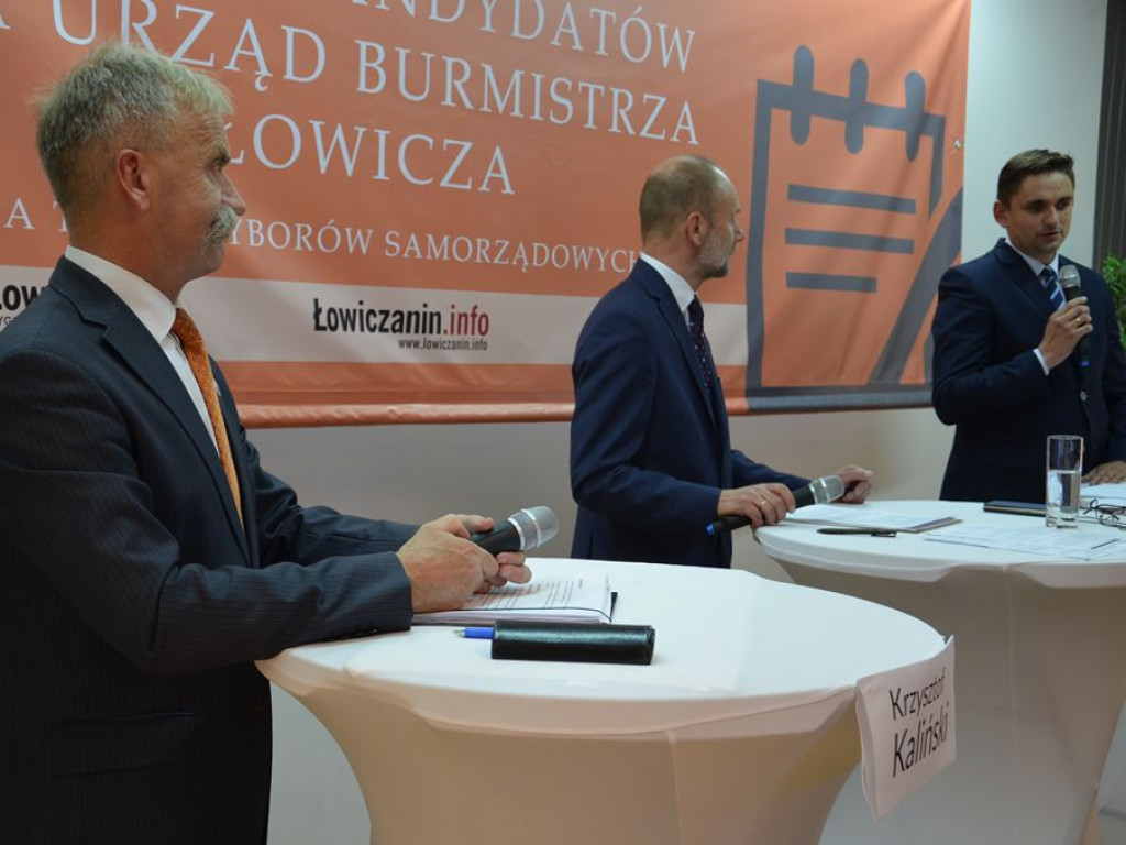 Debata kandydatów na burmistrza Łowicza - tutaj ją obejrzysz