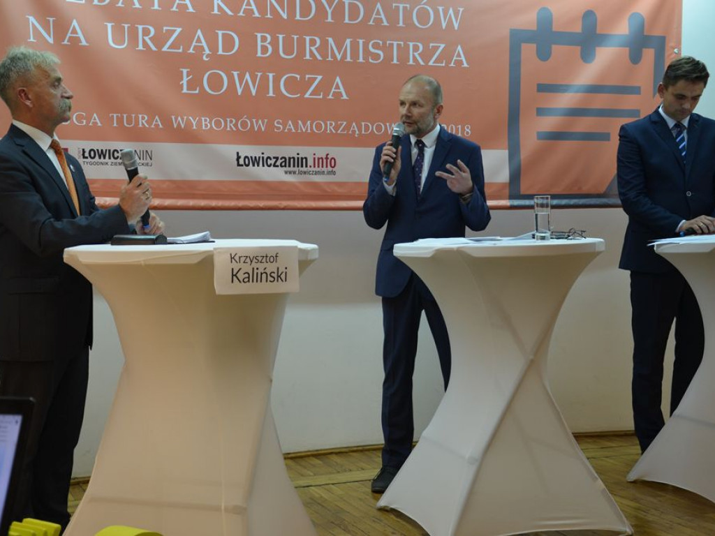 Debata kandydatów na burmistrza Łowicza - tutaj ją obejrzysz
