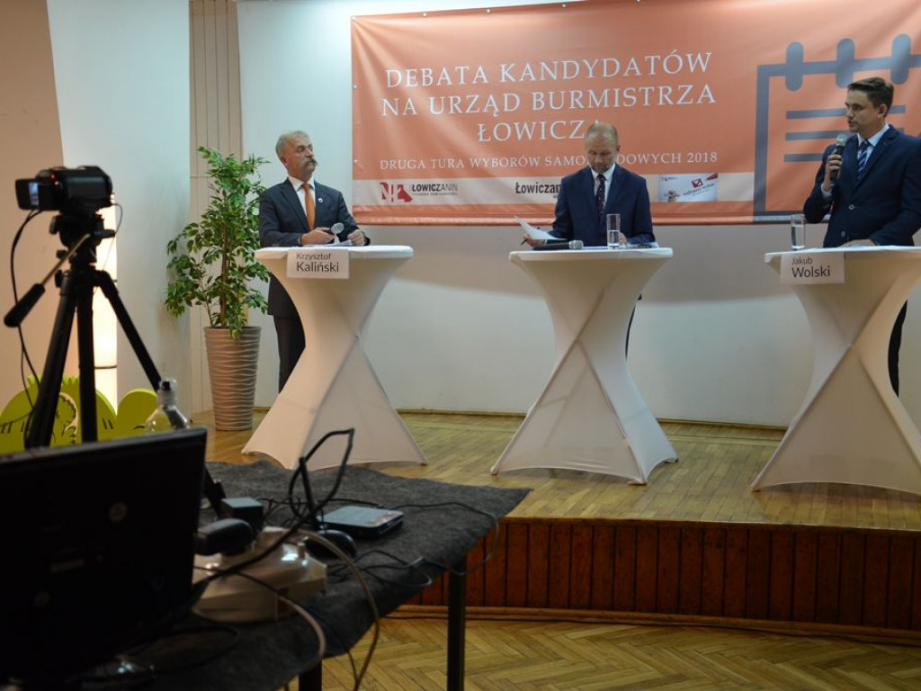 Debata kandydatów na burmistrza Łowicza - tutaj ją obejrzysz