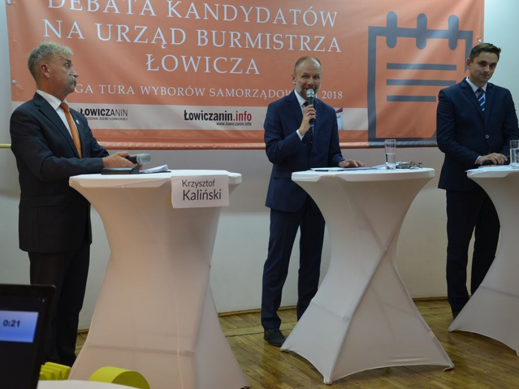 Debata kandydatów na burmistrza Łowicza - tutaj ją obejrzysz
