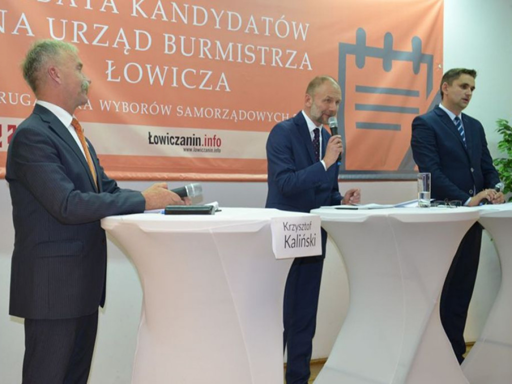 Debata kandydatów na burmistrza Łowicza - tutaj ją obejrzysz