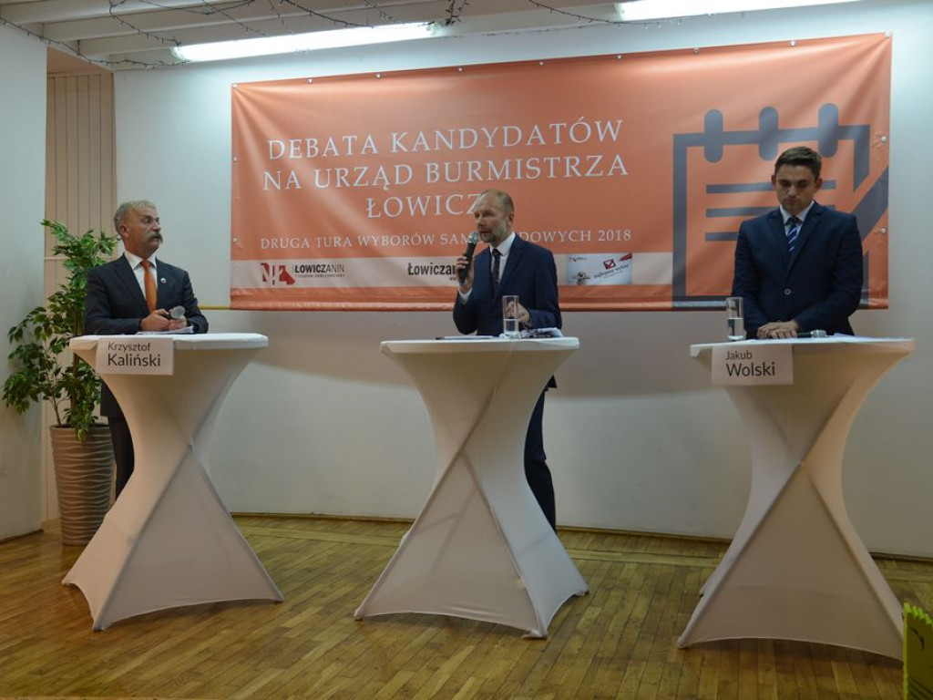 Debata kandydatów na burmistrza Łowicza - tutaj ją obejrzysz