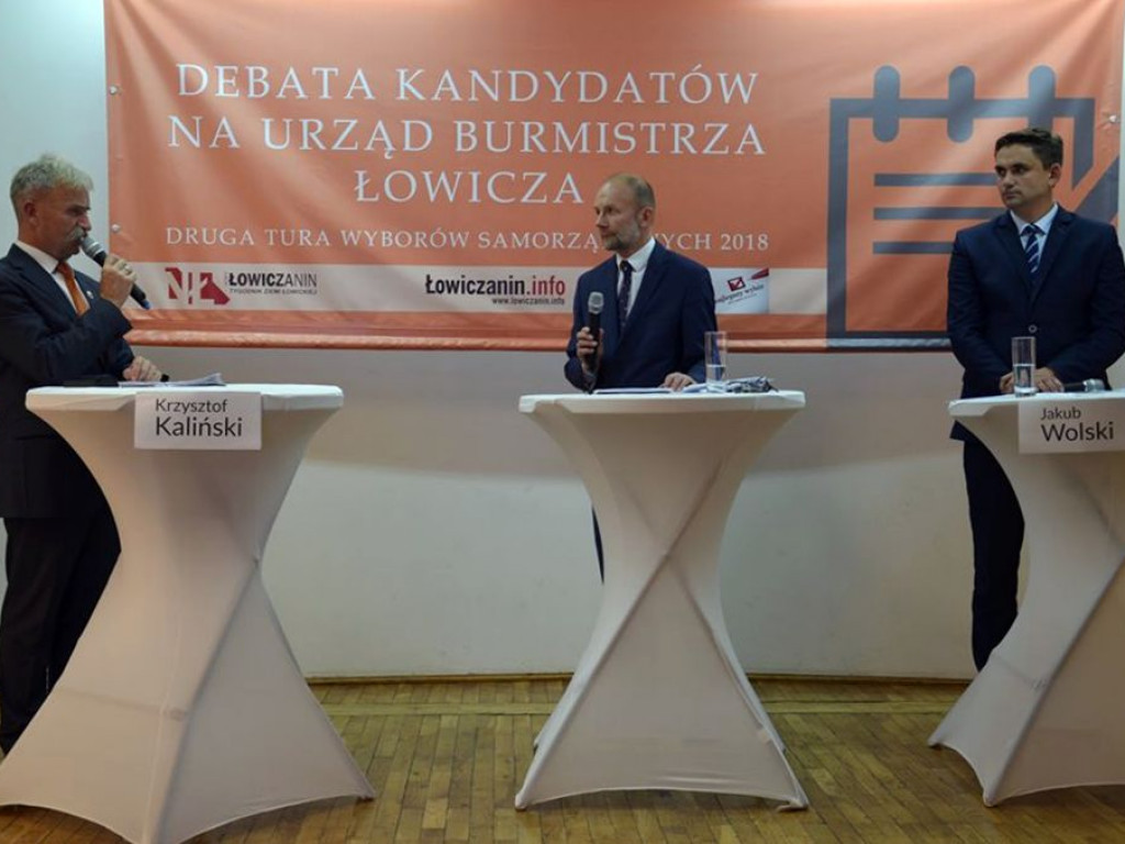 Debata kandydatów na burmistrza Łowicza - tutaj ją obejrzysz