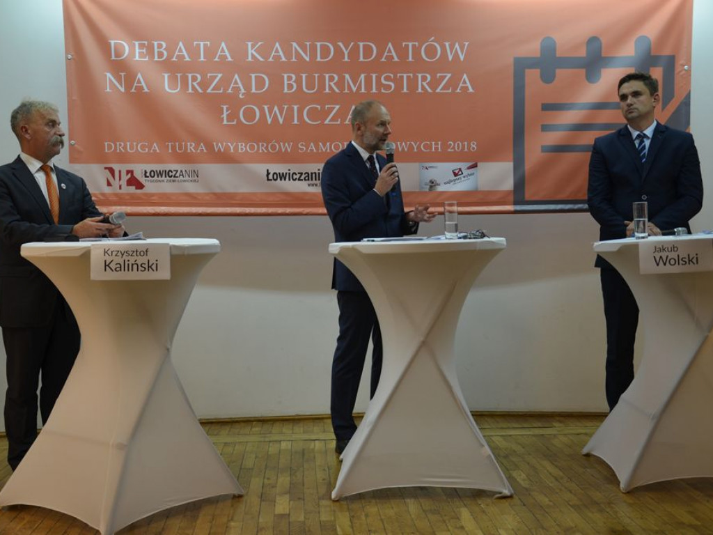 Debata kandydatów na burmistrza Łowicza - tutaj ją obejrzysz