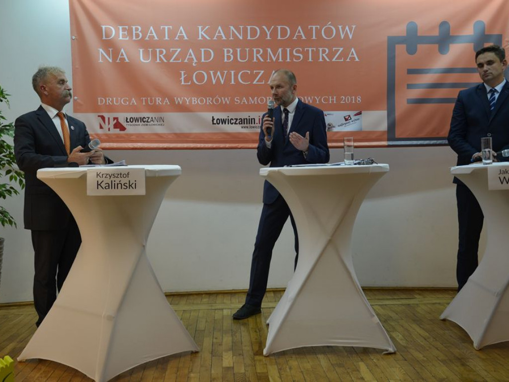 Debata kandydatów na burmistrza Łowicza - tutaj ją obejrzysz