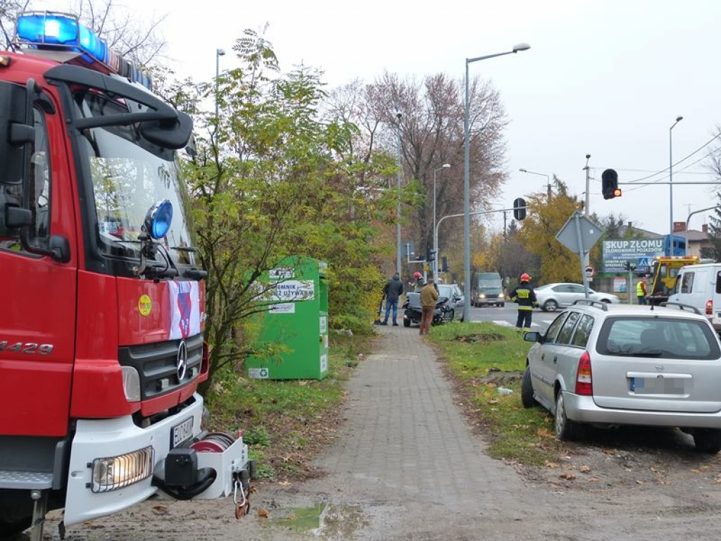 Kolizja na skrzyżowaniu Poznańskiej i Armii Krajowej