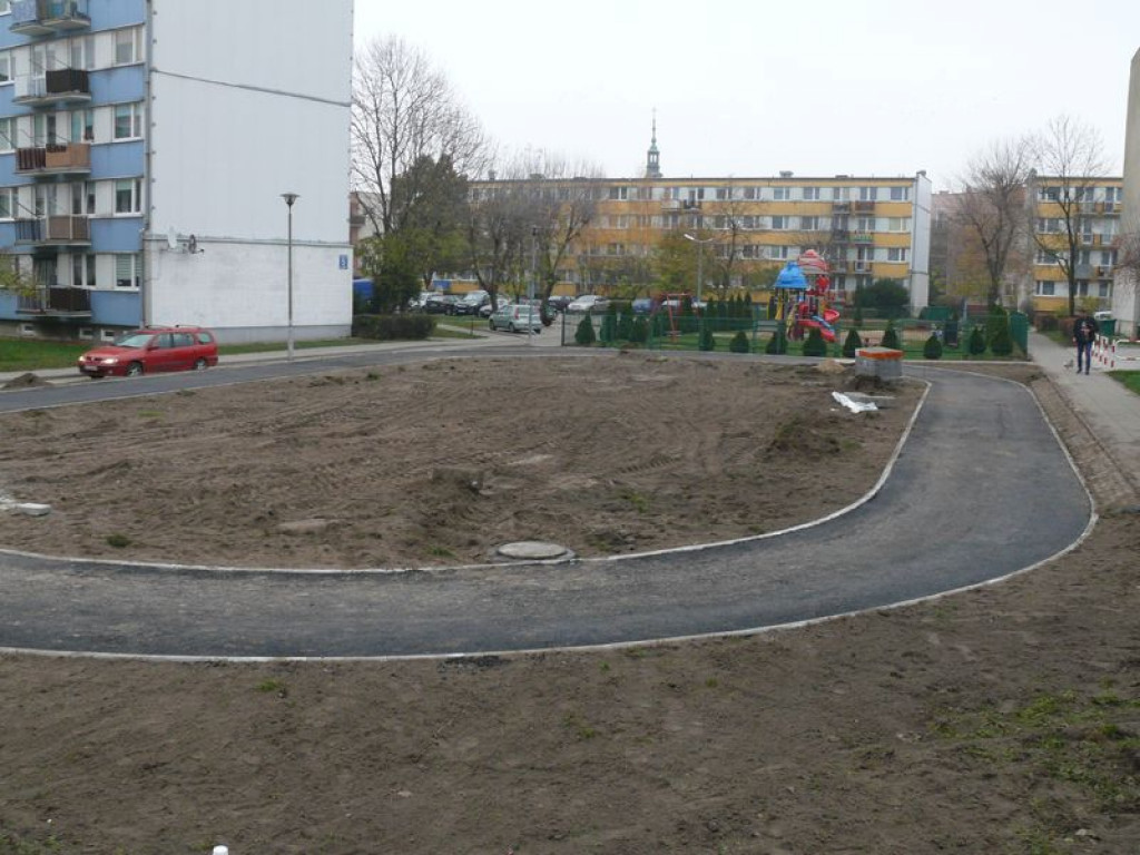 Już widać tor dla rolkarzy
