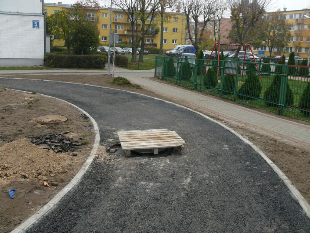 Już widać tor dla rolkarzy