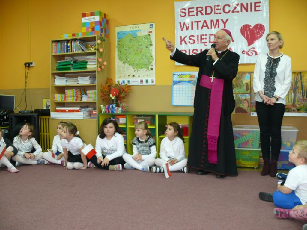Biskup odwiedził Przedszkole nr 1