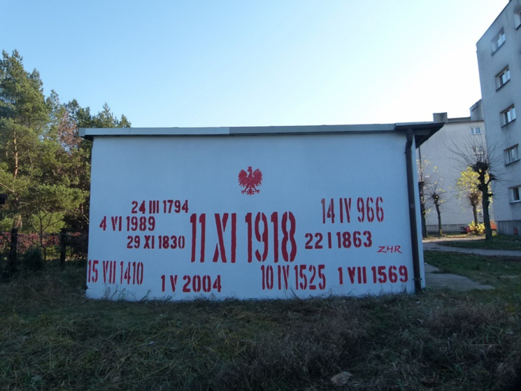 W Głownie można podziwiać kolejne murale
