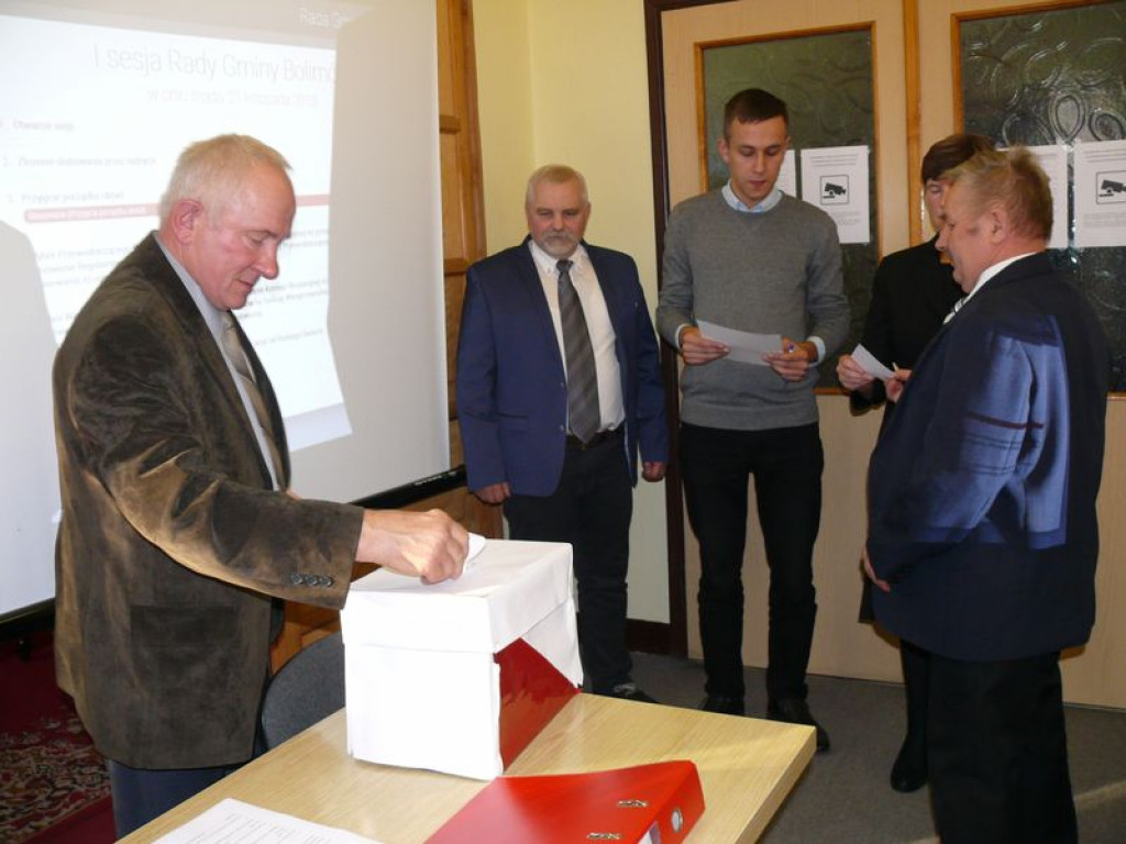 Jan Hubert przewodniczącym Rady Gminy Bolimów