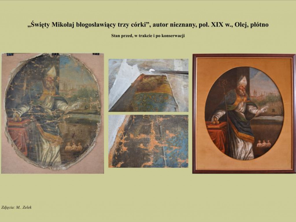 Obrazy z Muzeum w Łowiczu odrestaurowane