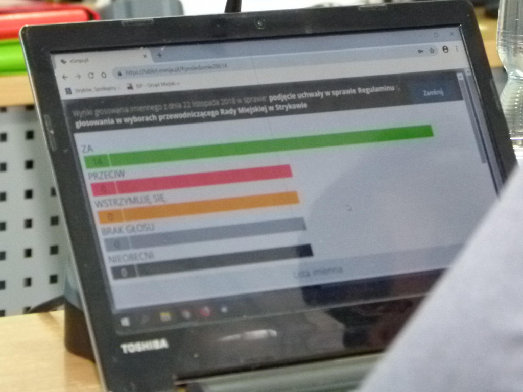 Paweł Kasica ponownie przewodniczącym Rady Miejskiej w Strykowie