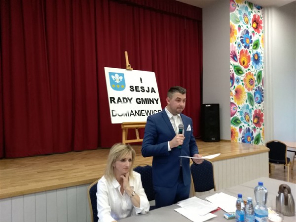 Bartłomiej Jurga nowym przewodniczącym Gminy Domaniewice